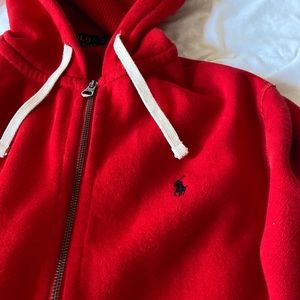 Ralph Lauren RED ZIP UP
